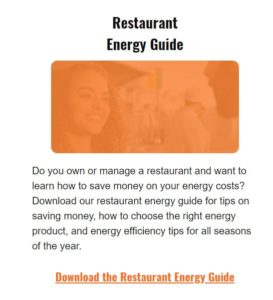 Restaurant energy guide